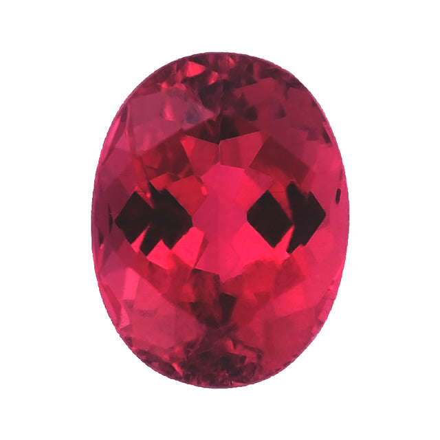 Loose Rubellite Tourmaline Gemstone Oval