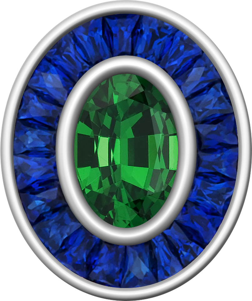 Tsavorite Garnet Eternal MX™ Class Ring Mod™