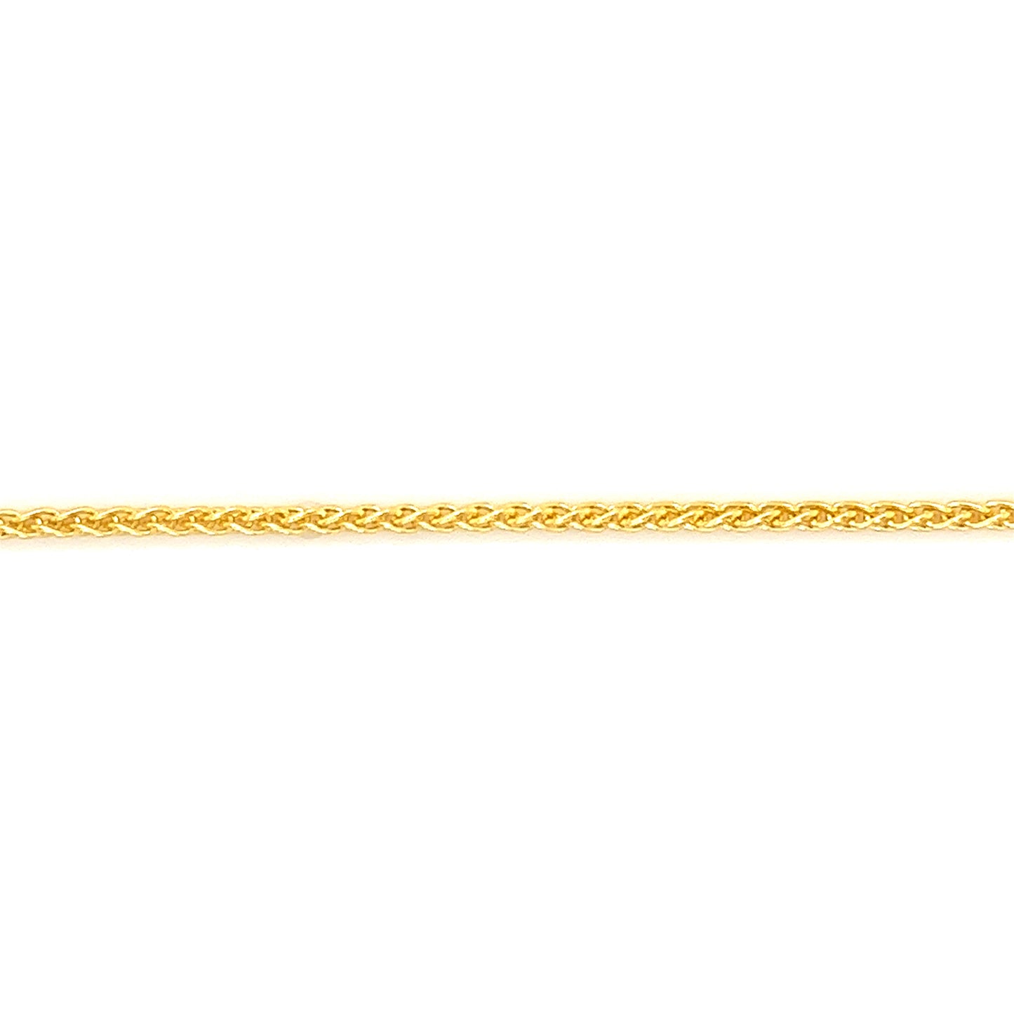 Wheat Chain 1.65mm with 16in Length in 10K Yellow Gold Chain View