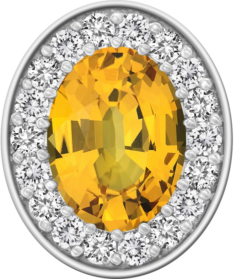 Yellow Sapphire Centerpiece ProPlus M18™ Class Ring Mod™