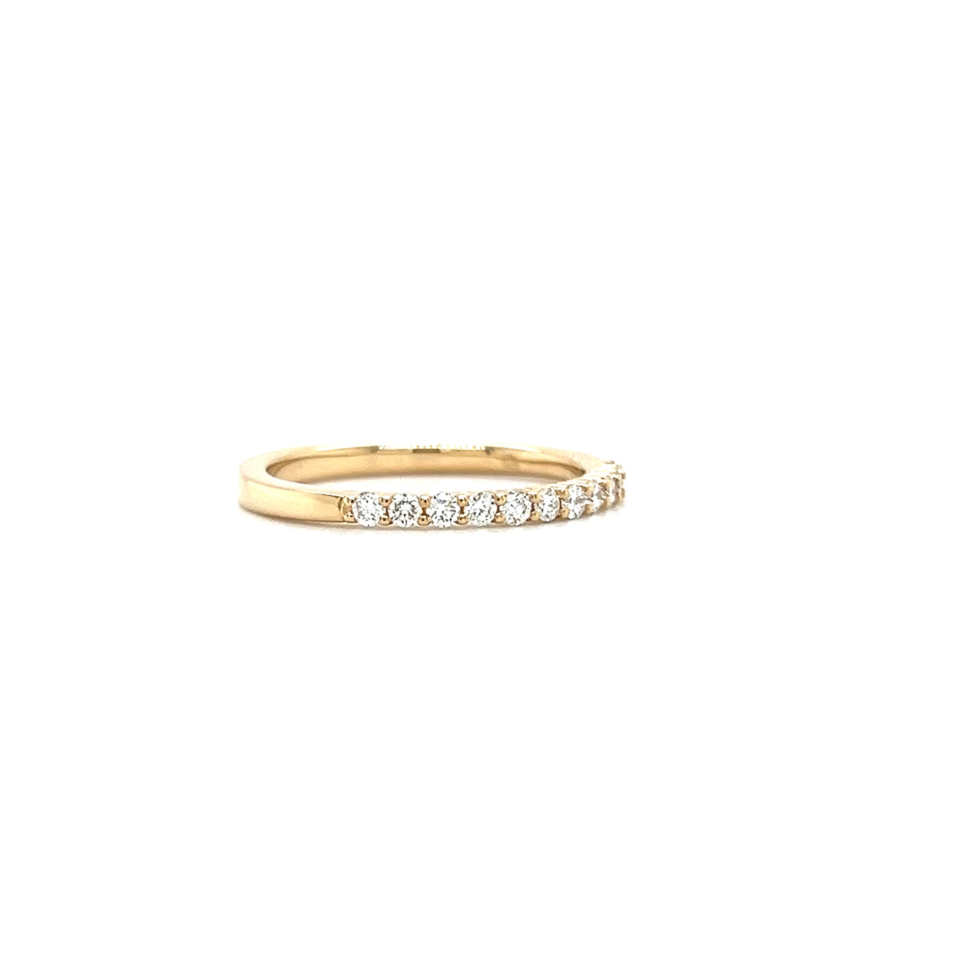 Diamond Ring with 0.24ctw of Diamonds in 14K Yellow Gold Left Side View