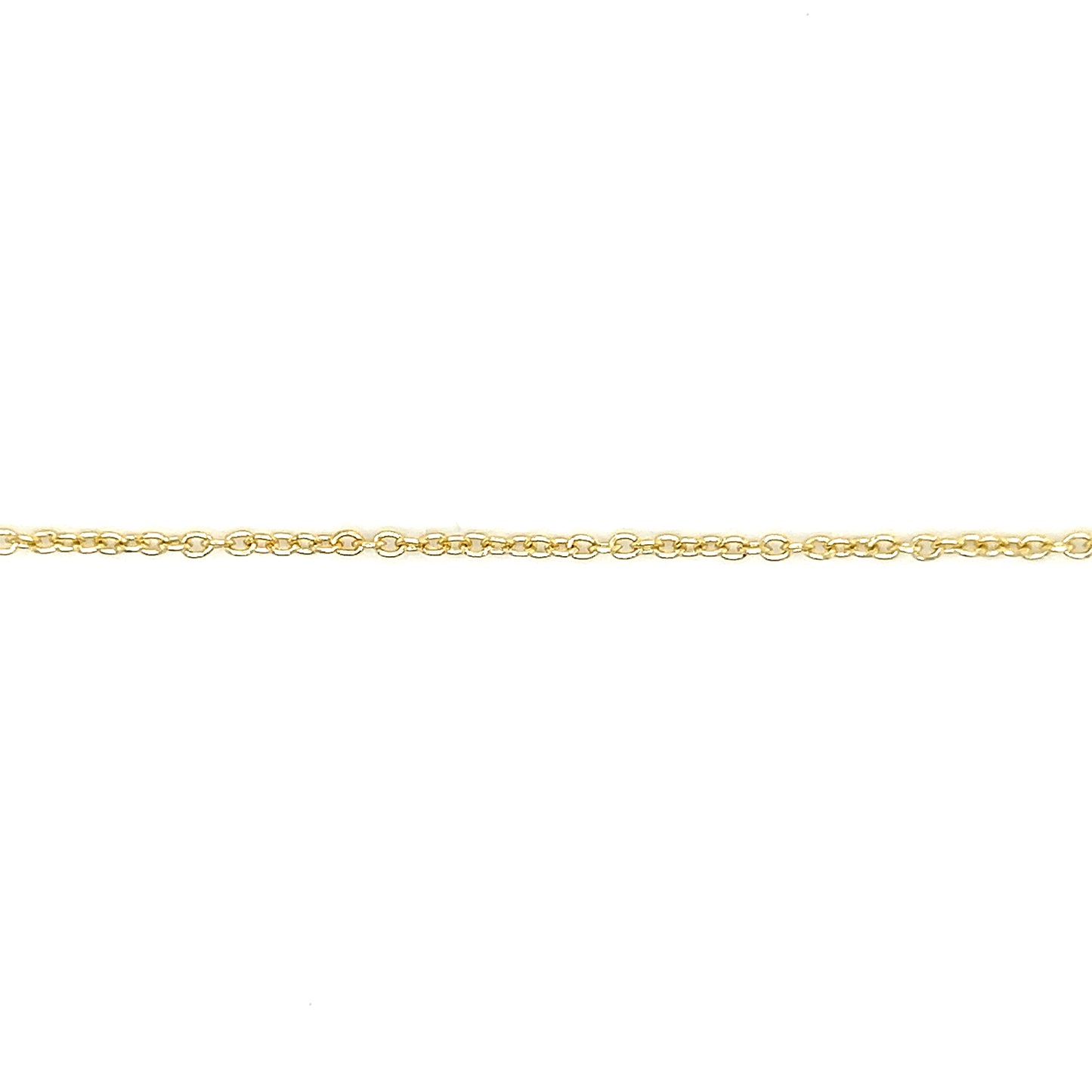 Cable Chain 1.4mm in 10K Yellow Gold. Chain View