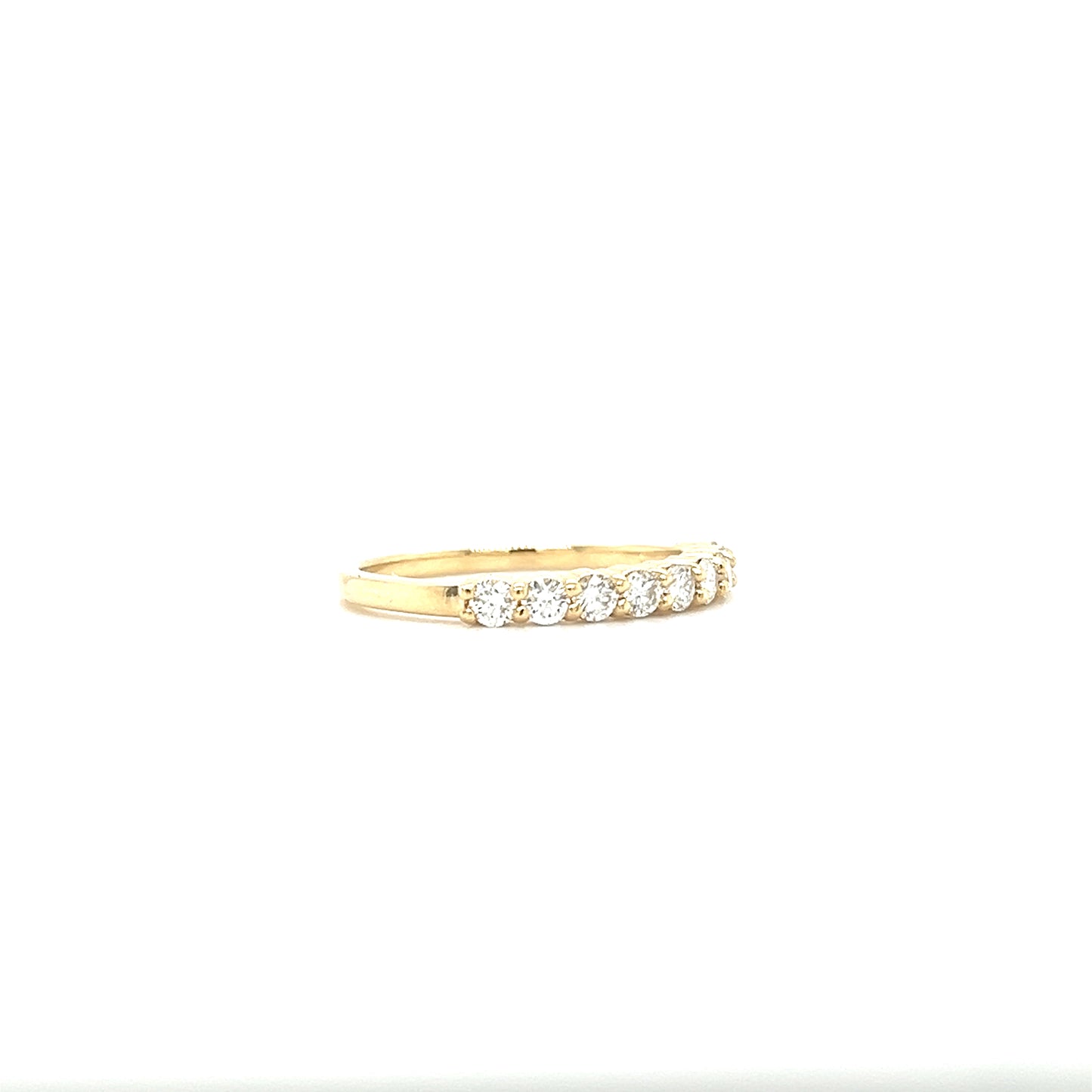 Diamond Ring with 0.36ctw of Diamonds in 14K Yellow Gold. Left Side View