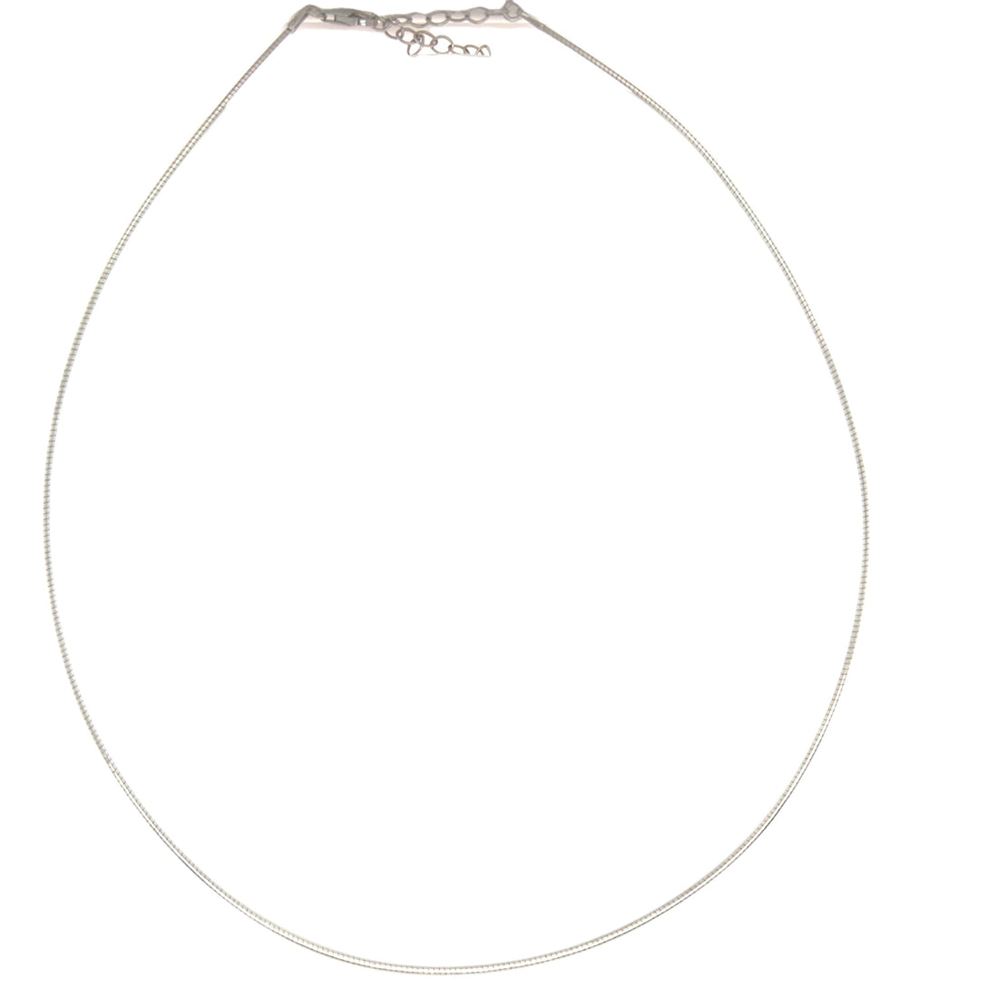 Round Omega Chain with 2in Extension in Sterling Silver – Ron George ...