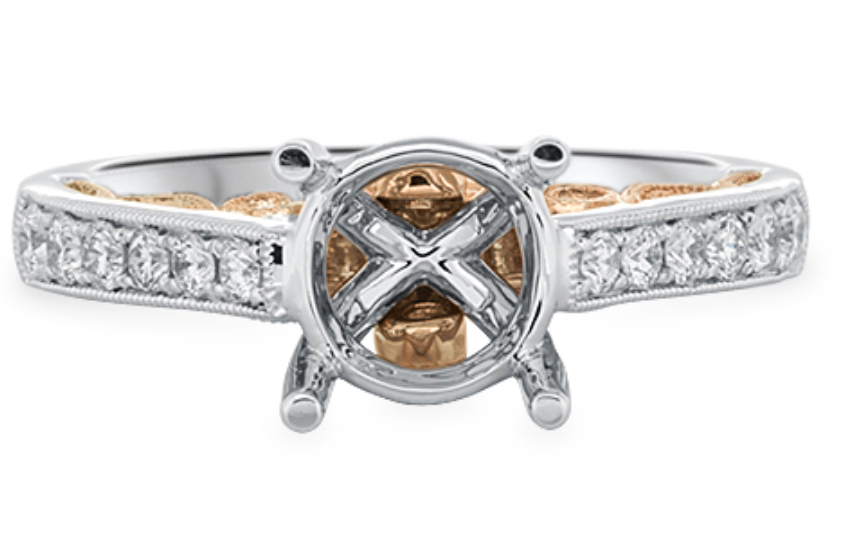 Diamond Engagement Ring For 2ct Ctr.