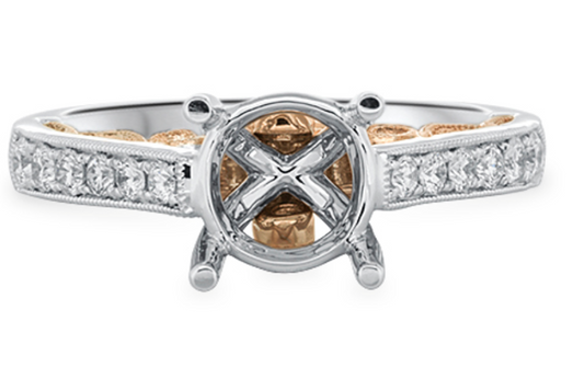 Diamond Engagement Ring For 2ct Ctr.