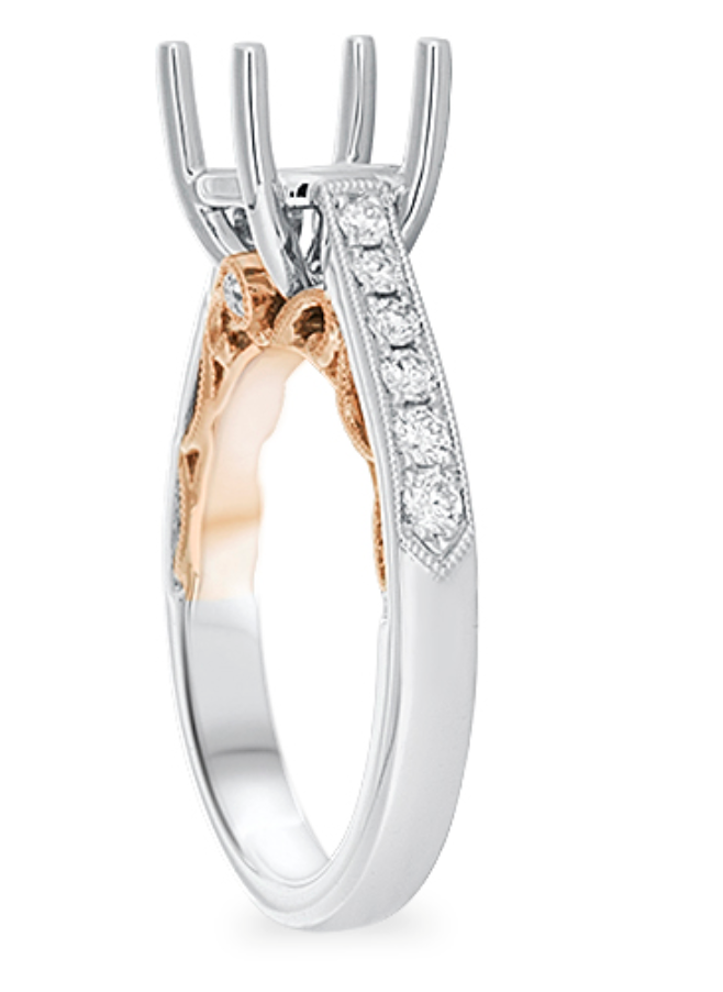 Diamond Engagement Ring For 2ct Ctr.