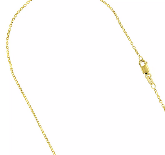 14k Yellow Gold Cable Link Chain