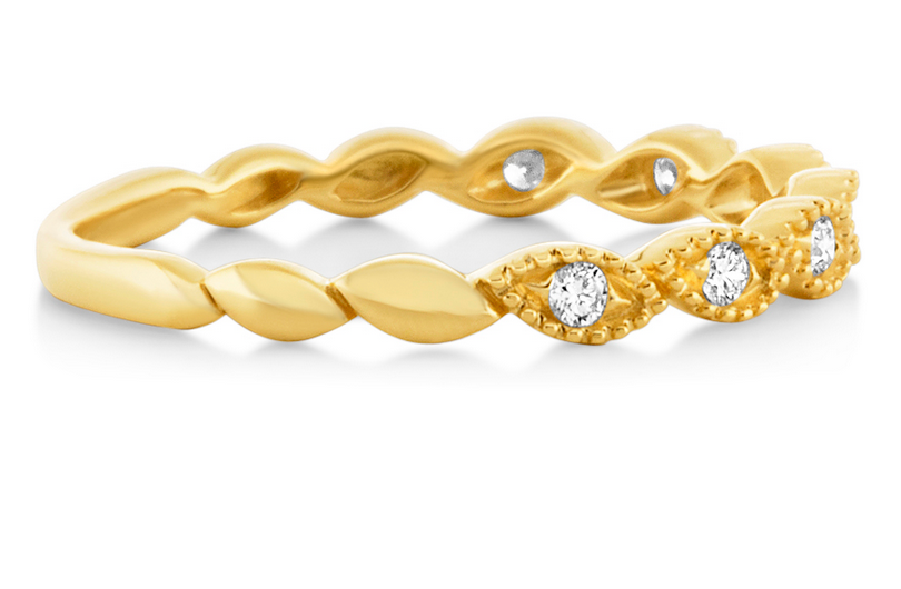 Yellow Gold Diamond Band