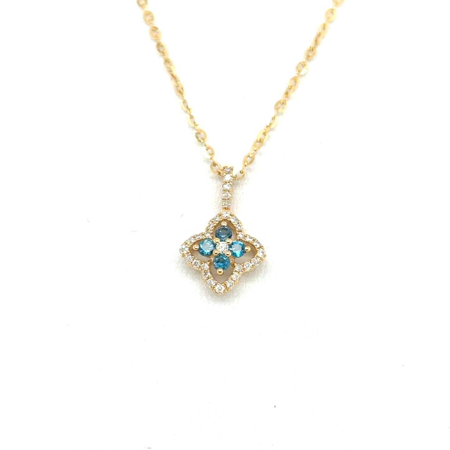 London Blue Topaz Pendant