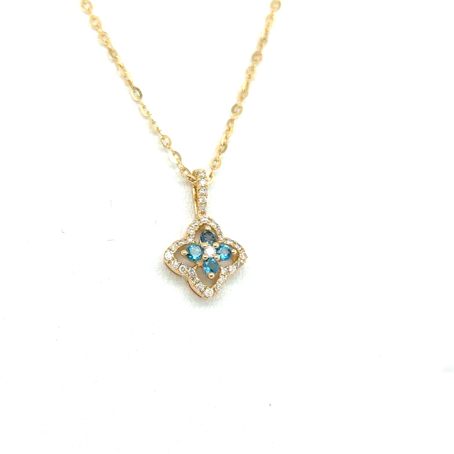London Blue Topaz Pendant