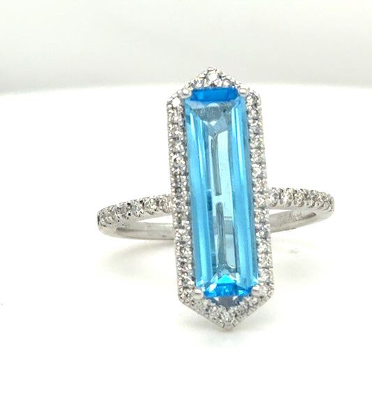 Blue Topaz Ring