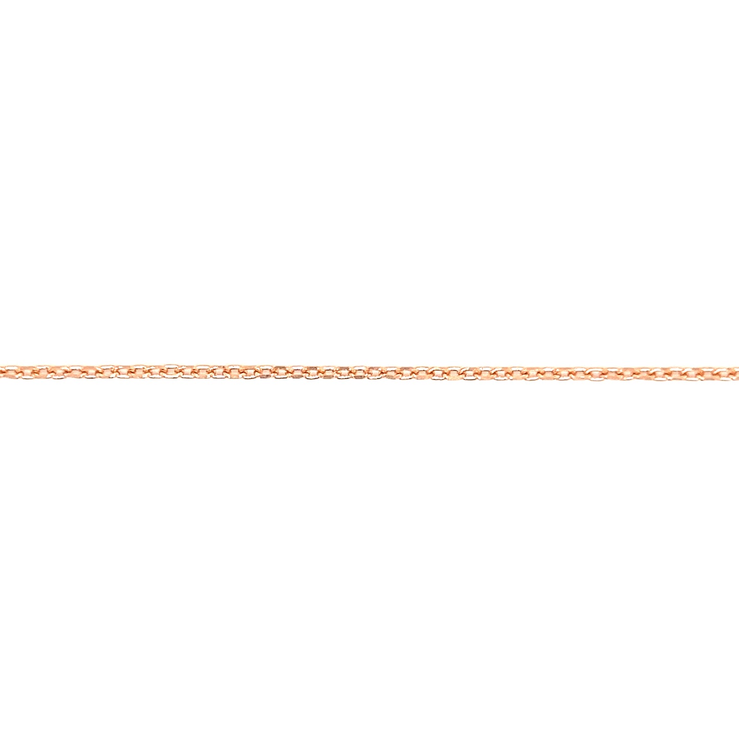 Cable Chain 1.4mm with 16in of Length in 14K Rose Gold Chain View