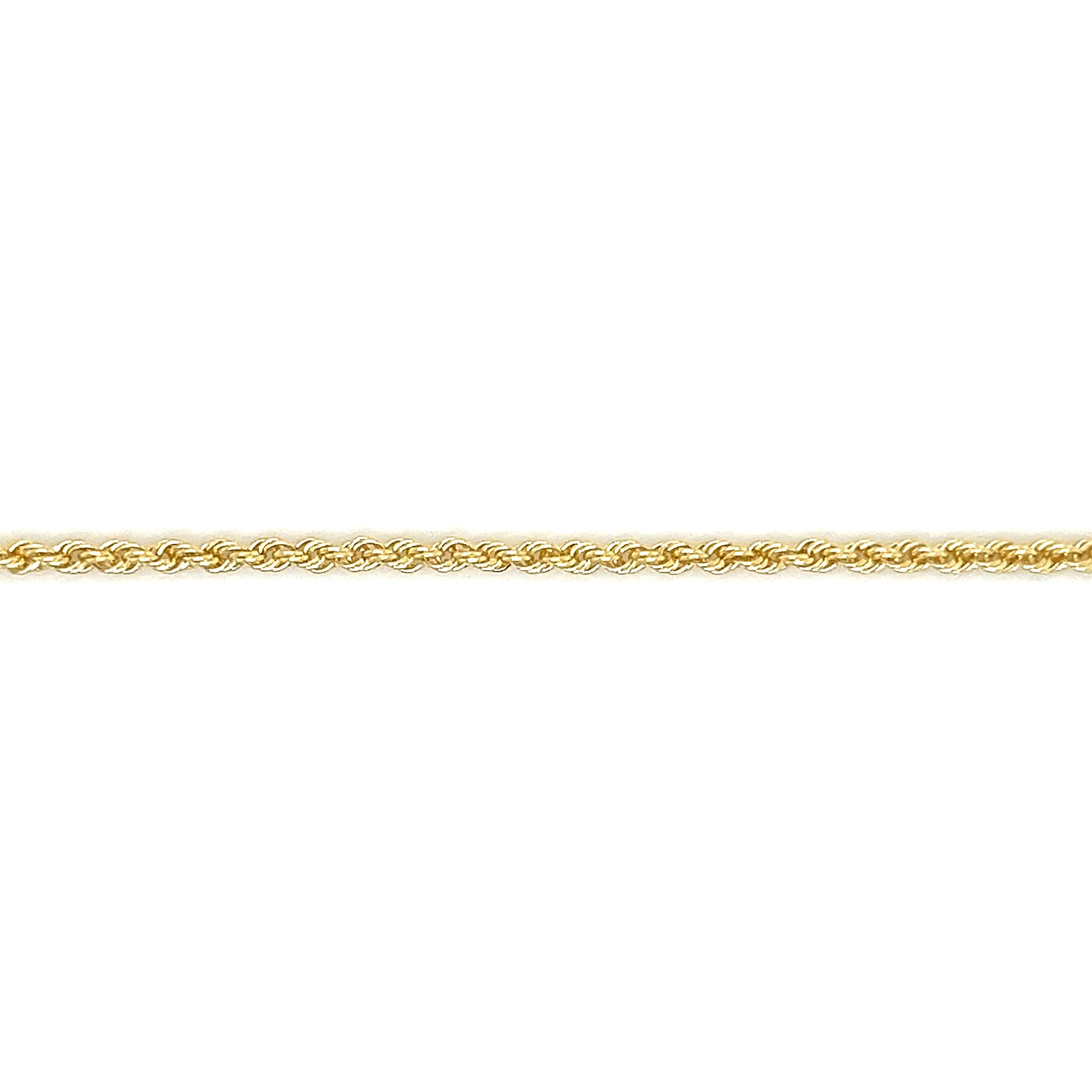 Rope Chain 2mm in 14K Yellow Gold Chain View
