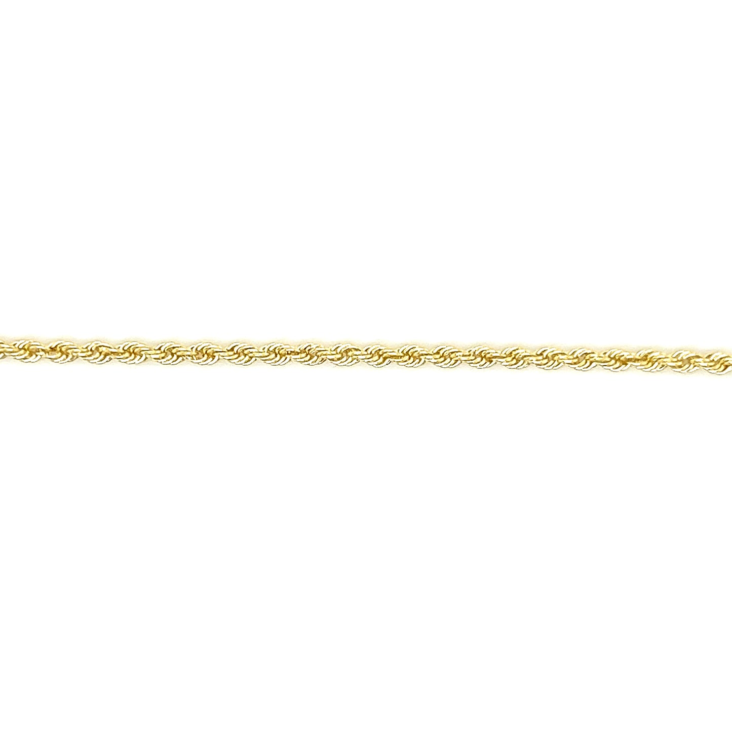 Solid Rope Chain 2mm with 18in of Length in 10K Yellow Gold Chain View