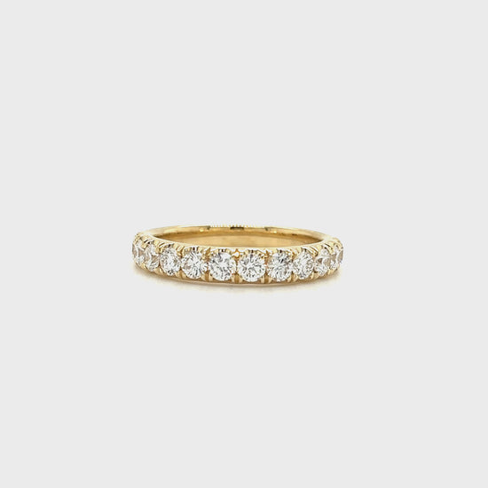 Diamond Ring with 0.86ctw of Diamonds in 14K Yellow Gold Video