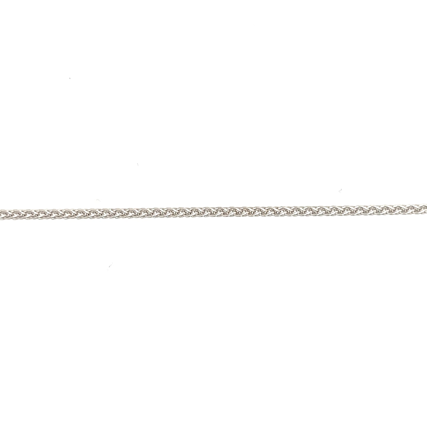 Wheat Chain 1.25mm with 16in Length in 14K White Gold Chain View