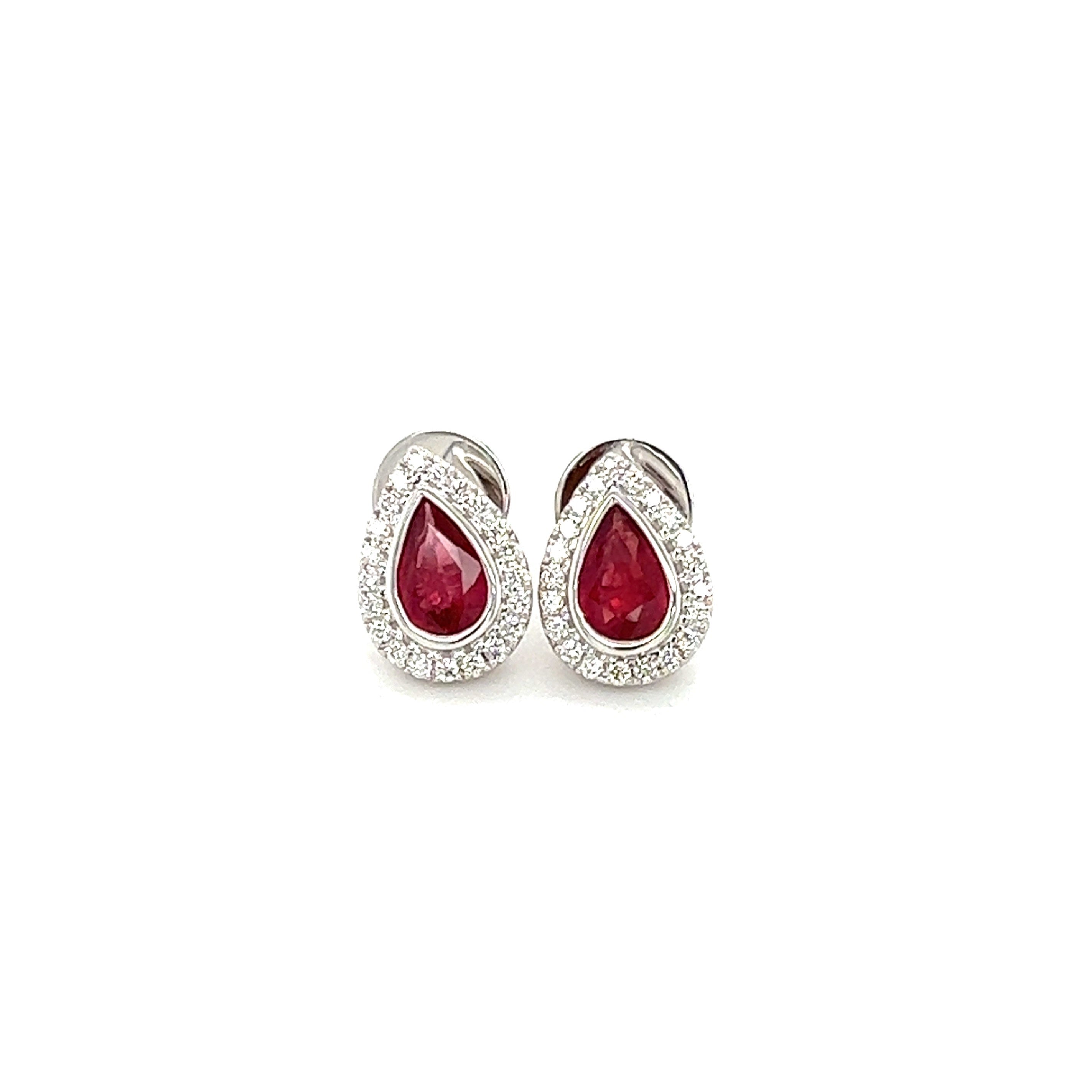 Ruby on sale gemstone earrings