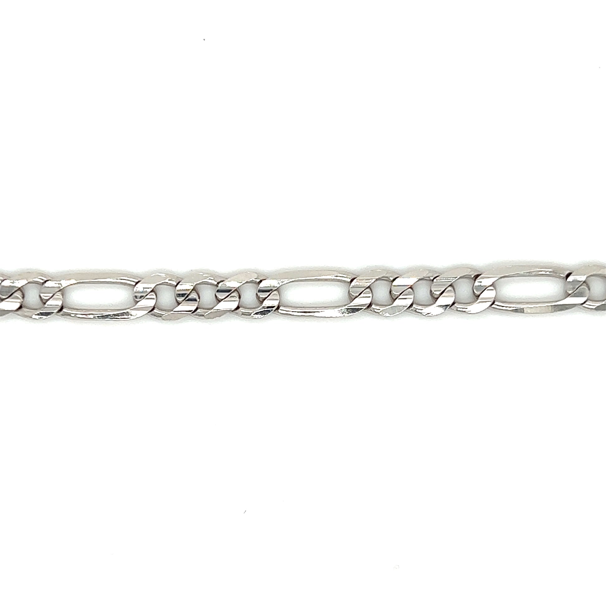 Figaro Chain 4.75mm with 20in of Length in Sterling Silver Chain View