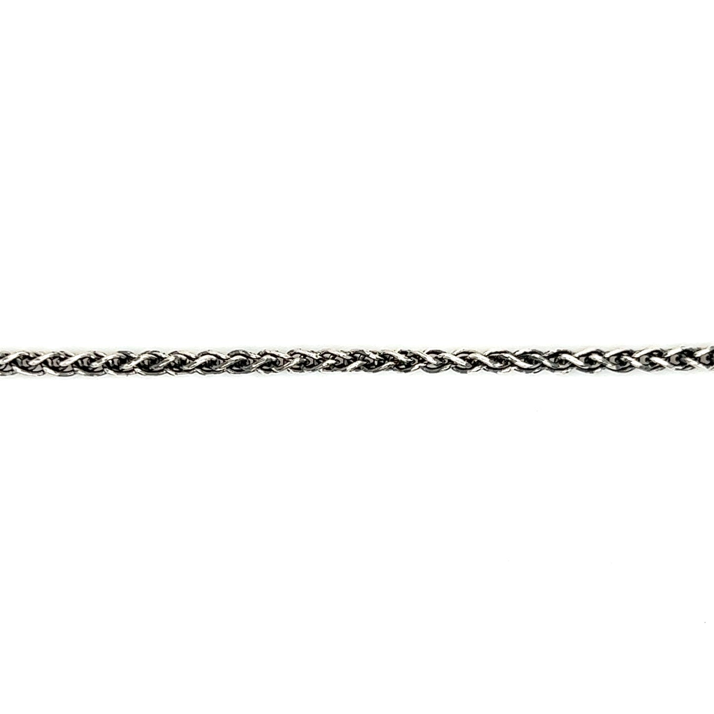 Oxidized Wheat 2.25mm Chain with 20in of Length in Sterling Silver Chain View