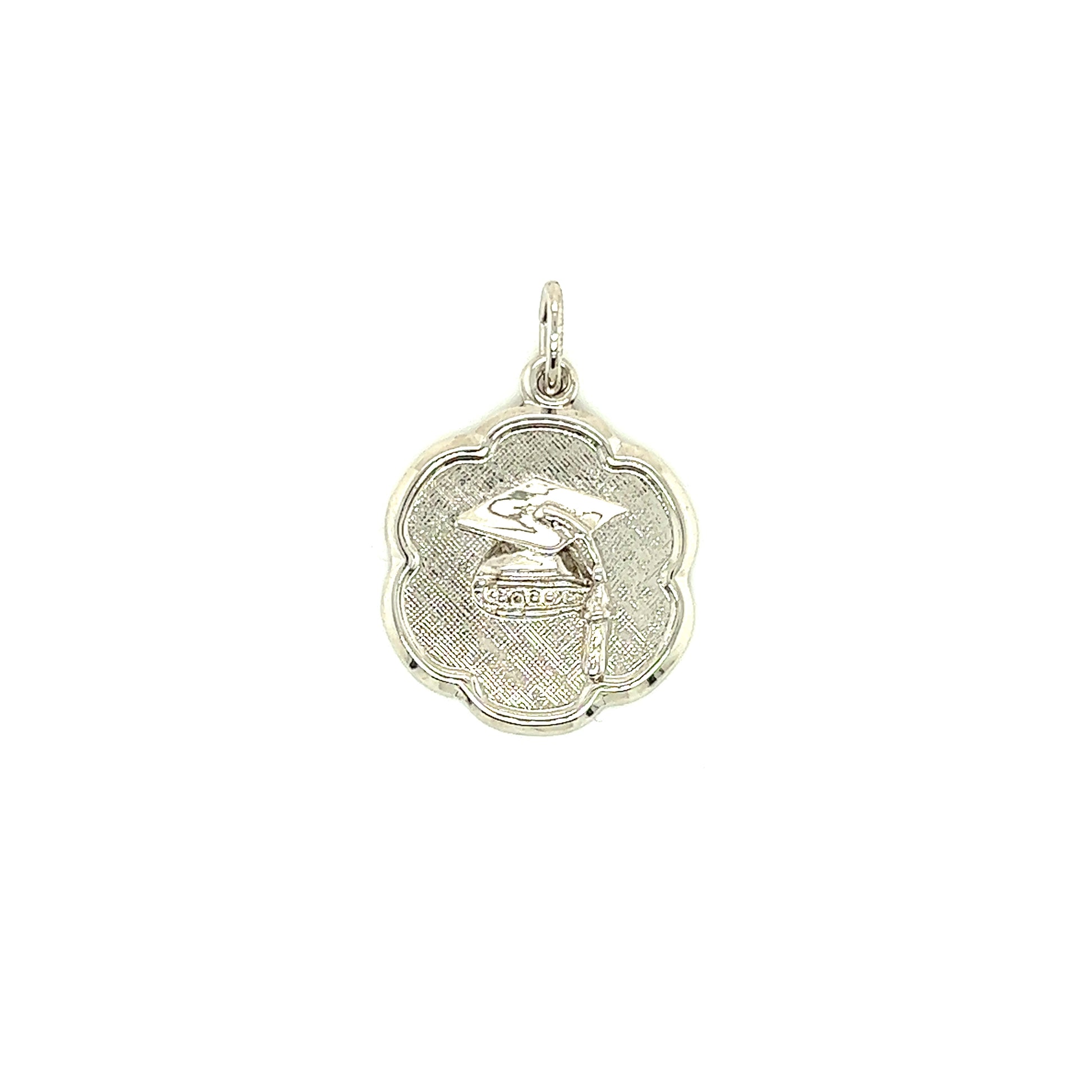 Graduation Cap Charm in Sterling Silver