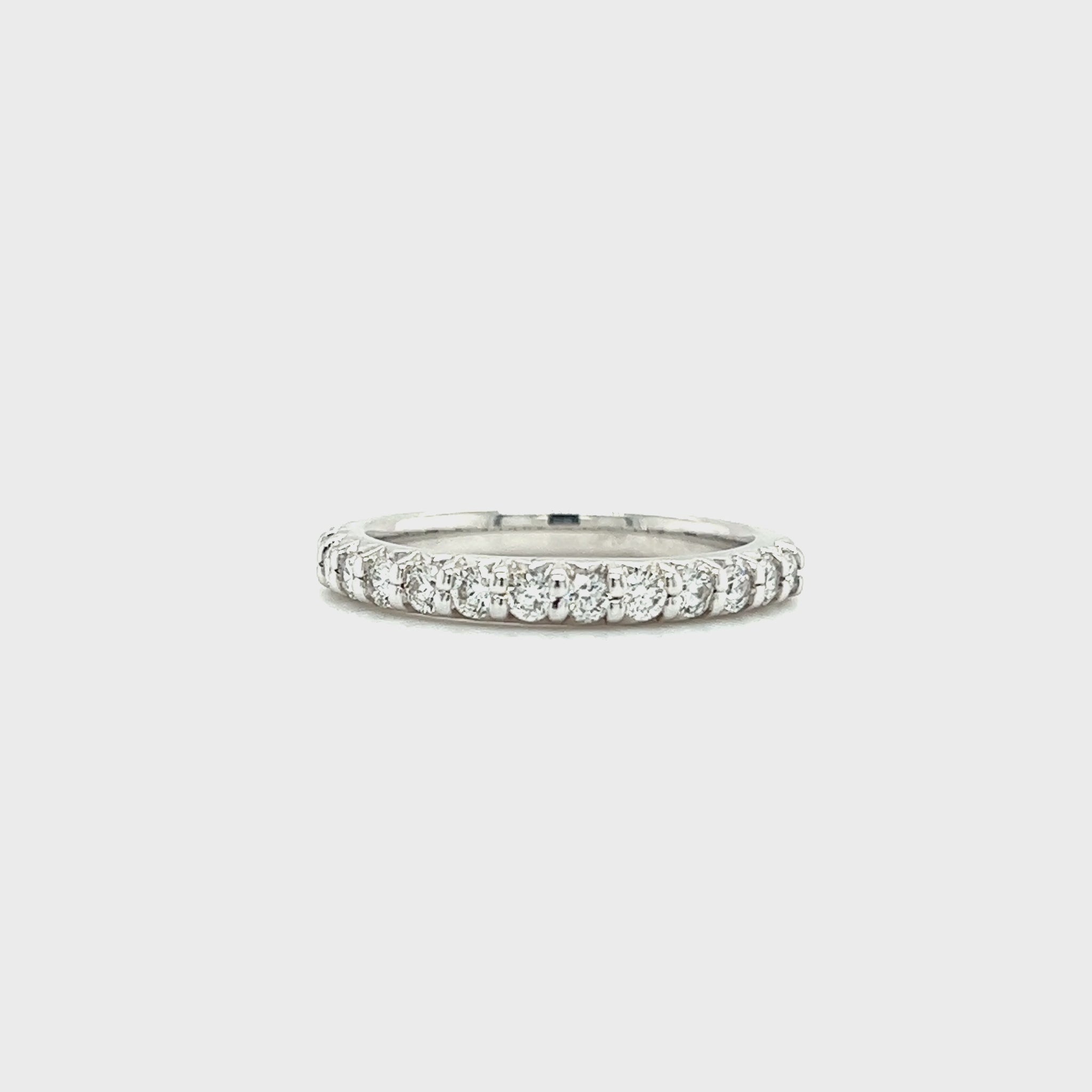 Diamond Ring with 0.42ctw of Diamonds in 14K White Gold Video
