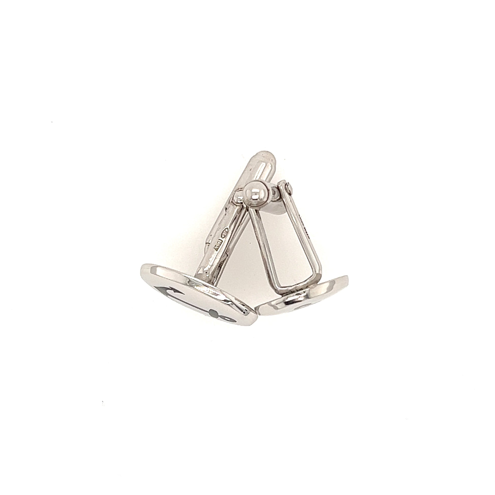 Anchor Cuff Links in Sterling Silver  Top