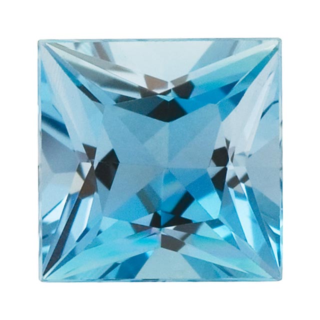 Loose Aquamarine Gemstone (RGJ-Aquamarine) Princess AAA