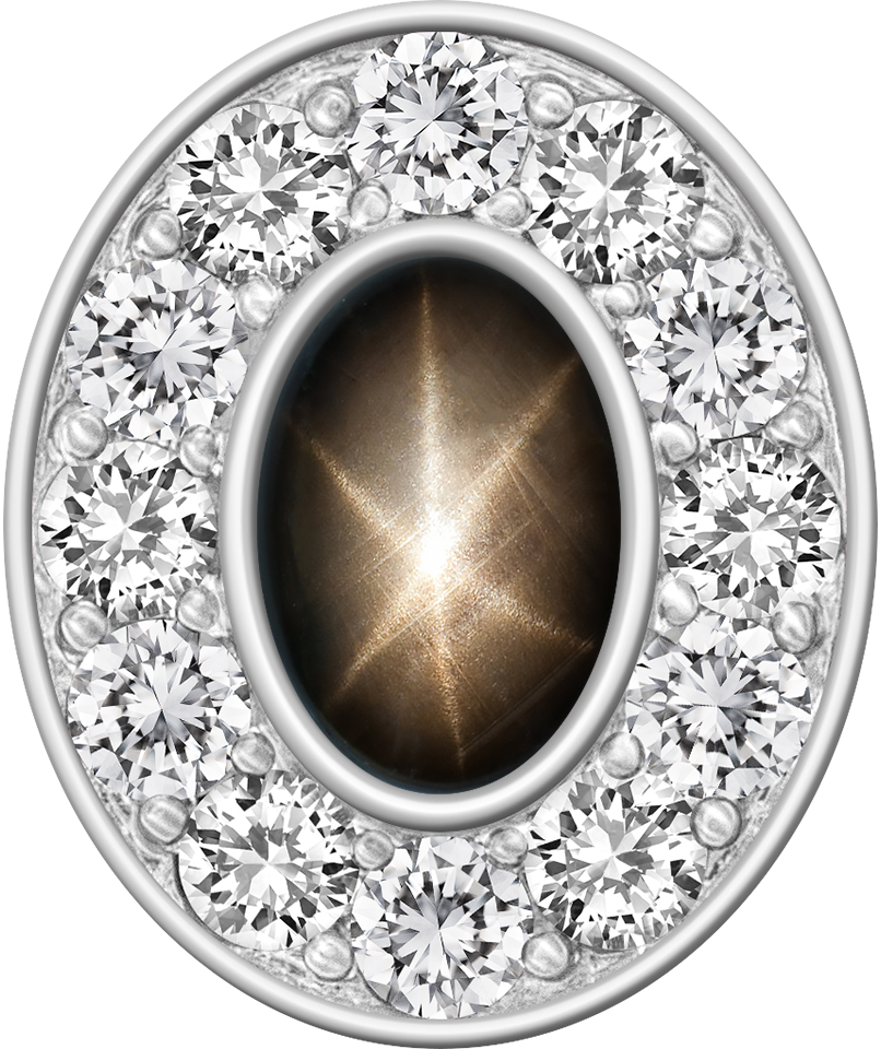 Black Star Sapphire Pro M12™ Class Ring Mod™