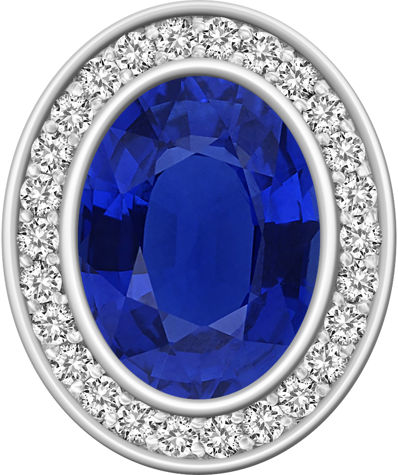 Blue Sapphire Centerpiece Pro M26™ Class Ring Mod™