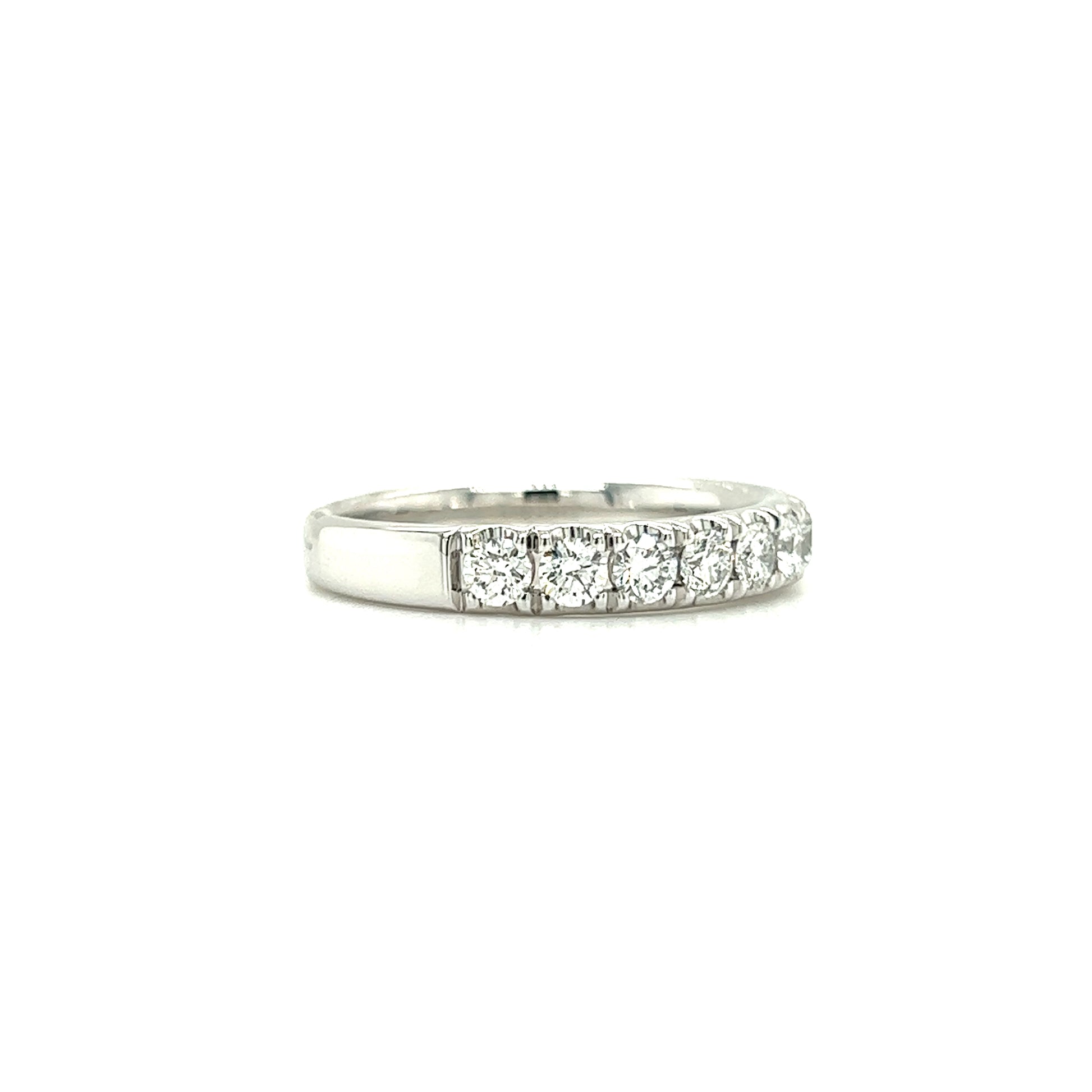 Diamond Ring with 0.98ctw of Diamonds in Platinum Left Side View