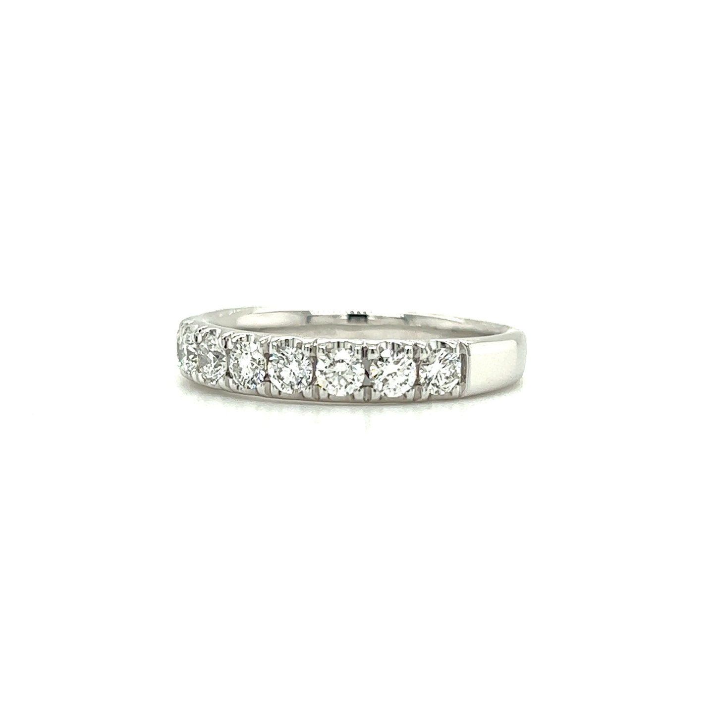 Diamond Ring with 0.98ctw of Diamonds in Platinum Right Side View