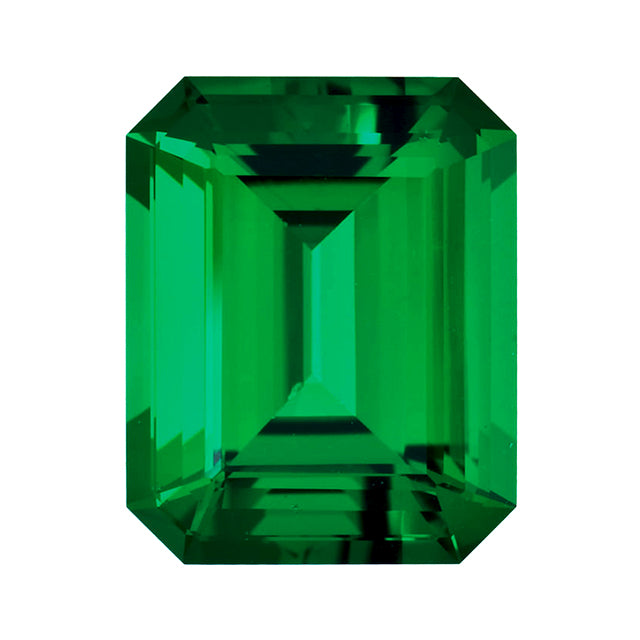 Loose Emerald Gemstone (RGJ-Emerald) Emerald Octagon Gem Quality Rendition