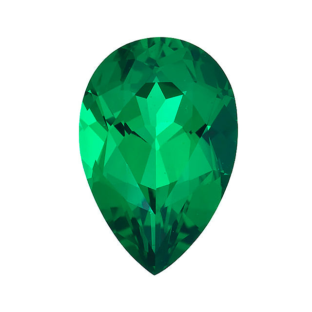 Loose Emerald Gemstone (RGJ-Emerald) Pear Gem Quality Rendition
