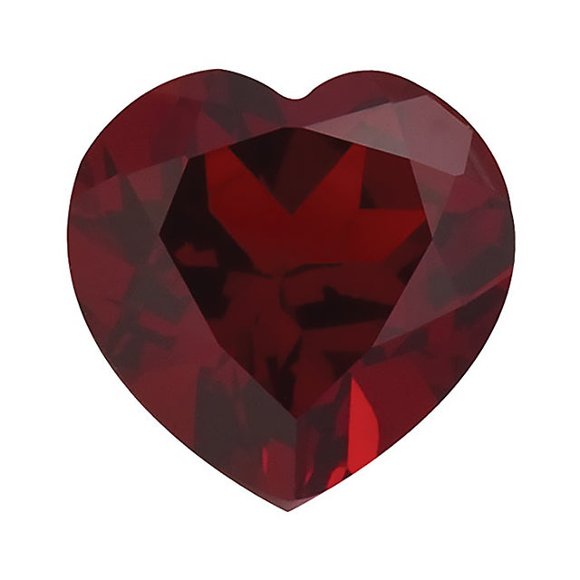 Loose Garnet Gemstone (RGJ-Garnet) Mozambique Heart
