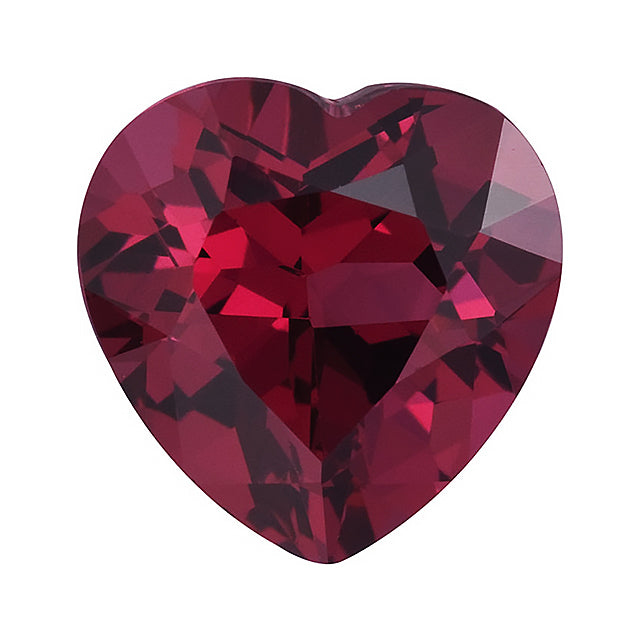 Loose Rhodolite Garnet Gemstone (RGJ-Rhodolite-Garnet) Heart