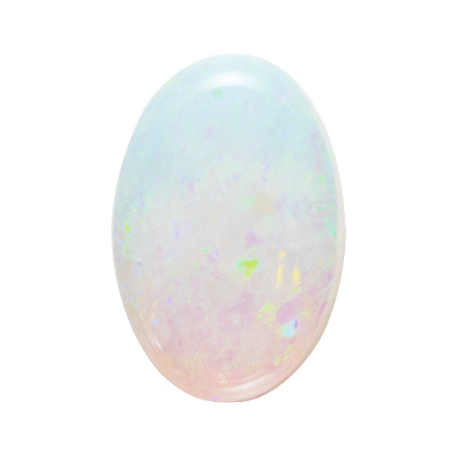Loose White Opal Gemstone (RGJ-White-Opal) Oval