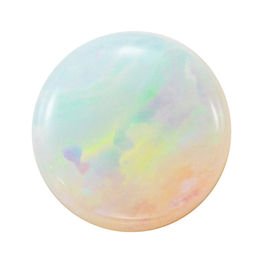 Loose White Opal Gemstone (RGJ-White-Opal) Round