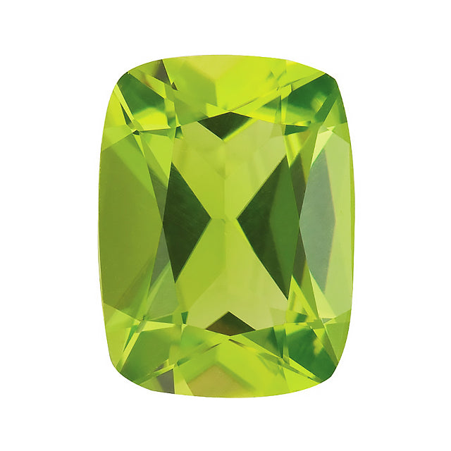 Loose Peridot Gemstone (RGJ-Peridot) Cushion Long