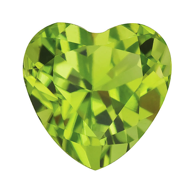 Loose Peridot Gemstone (RGJ-Peridot) Heart