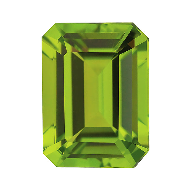 Loose Peridot Gemstone (RGJ-Peridot) Octagon Emerald