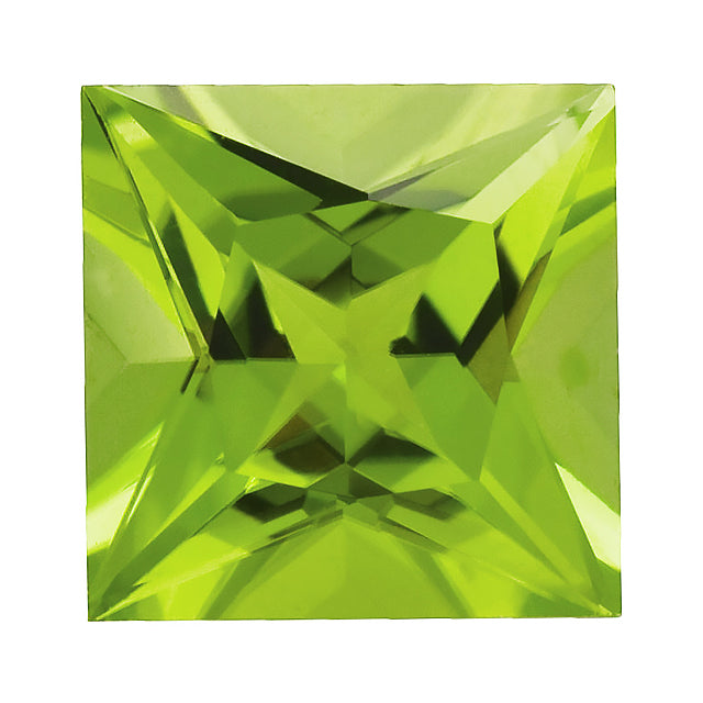 Loose Peridot Gemstone (RGJ-Peridot) Princess