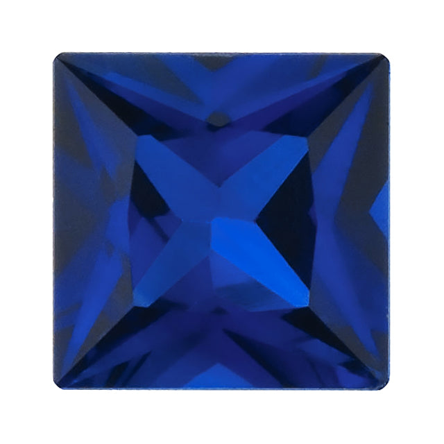 Loose Blue Sapphire Gemstone (RGJ-Blue-Sapphire) Princess