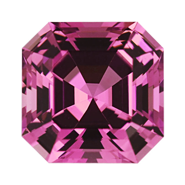 Loose Pink Sapphire Gemstone (RGJ-Pink-Sapphire) Asscher