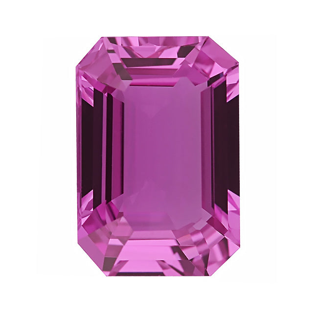 Loose Pink Sapphire Gemstone (RGJ-Pink-Sapphire) Octagon Emerald