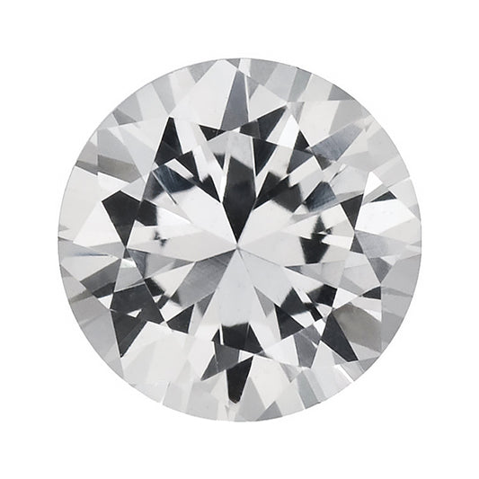 Loose White Sapphire Gemstone (RGJ-White-Sapphire) Round