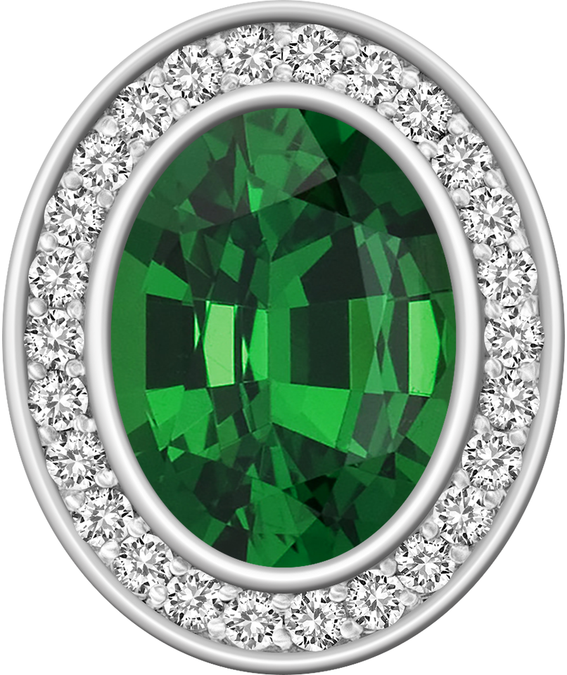 Tsavorite Garnet Pro M26™ Class Ring Mod™