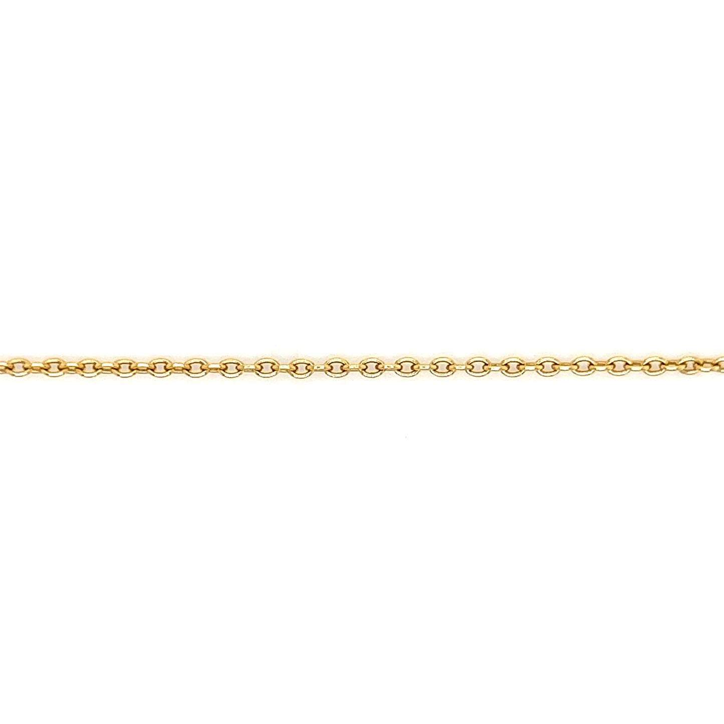 Cable 1.5mm Chain with 18in Length in 14K Yellow Gold Chain View