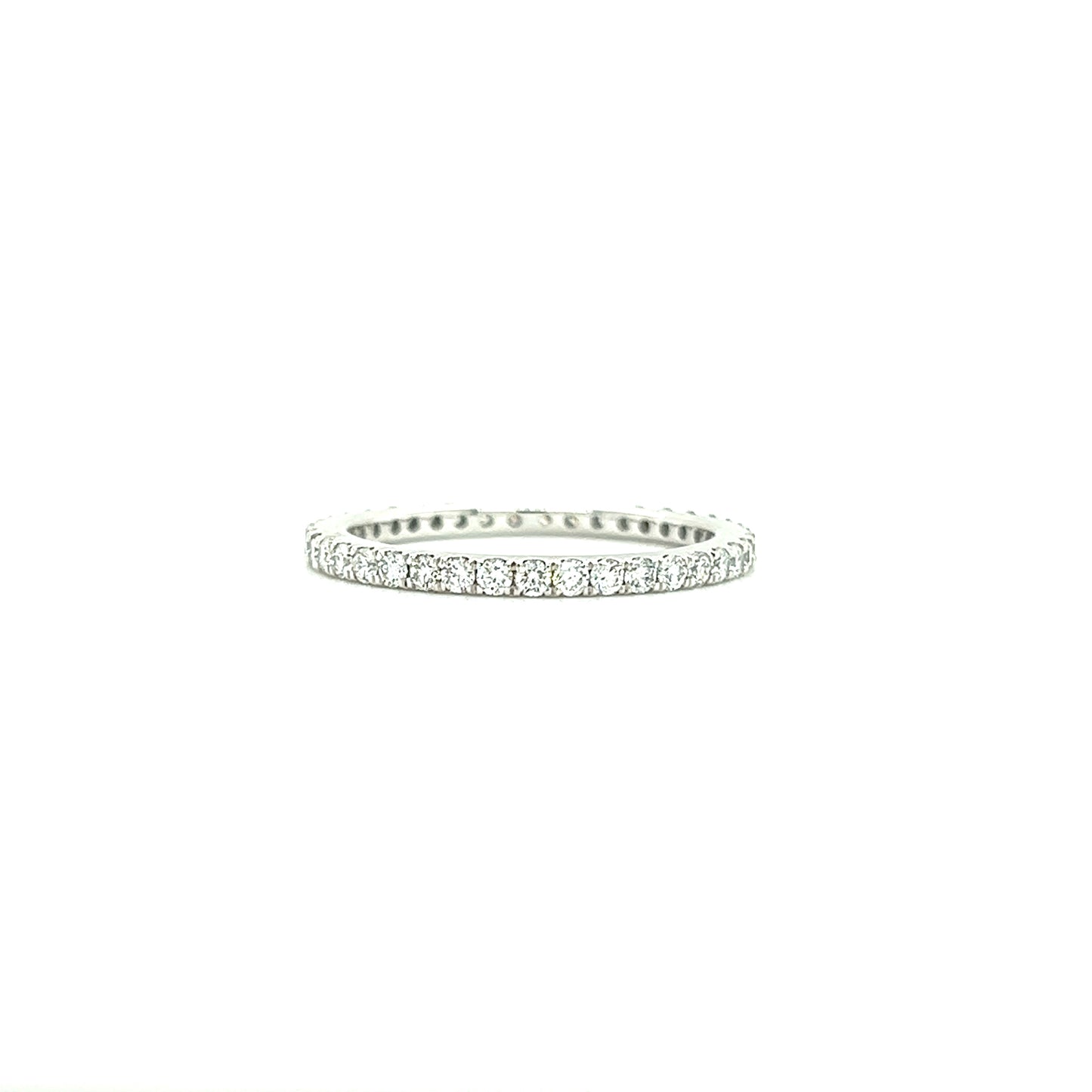 Eternity Ring with Forty Diamonds in 14K White Gold Alternative View