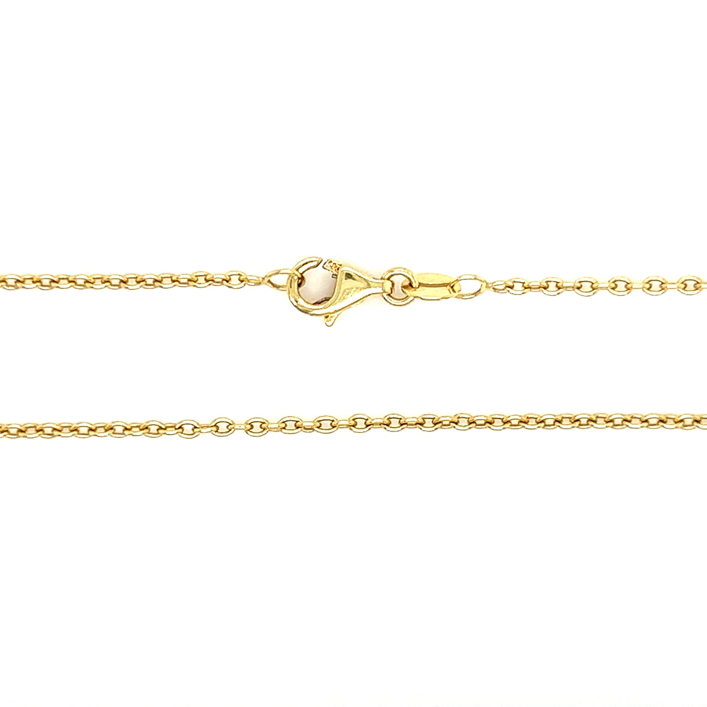 Cable 1.5mm Chain with 18in Length in 14K Yellow Gold Chain and Lobster View